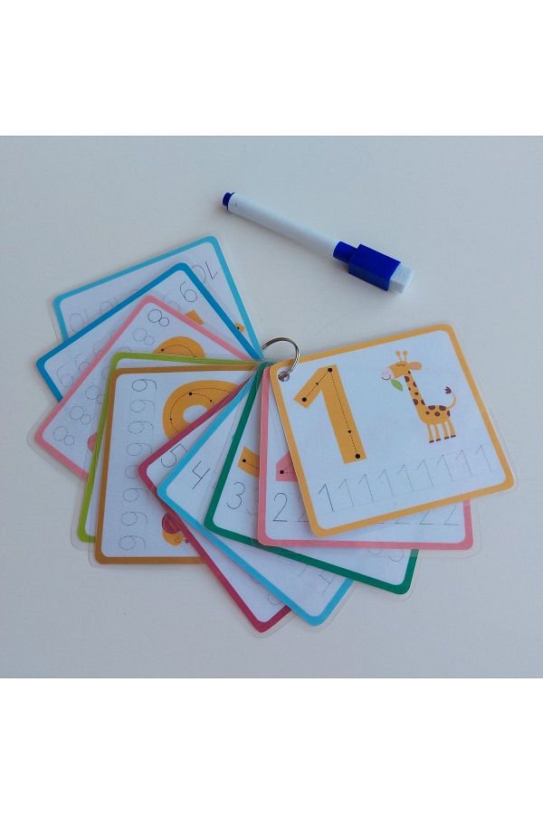 Etkinlik ve çocuk-Let's Write the Numbers Learn 1