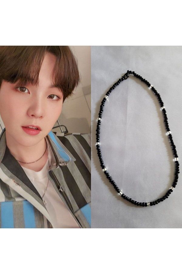 Kolpa Gorkem Kore Bts suga Bead Necklace Trendyol