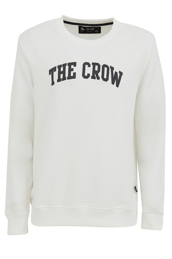 The Crow Sweatshirt White Regular fit Trendyol