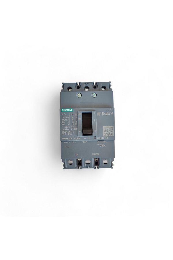 Siemens-Siemens 3Vm1063-3Ed32-0Aa0 Sentron 3Vm - مفتاح حراري ثابت ومفتاح طاقة، نوع مدمج 25Ka 1