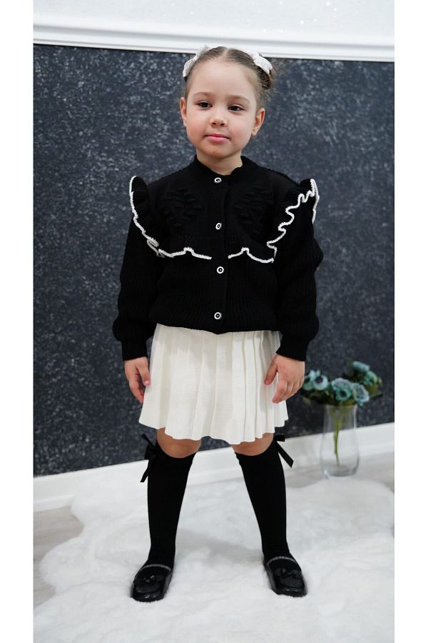 Momsbrand 2 Piece Frilly Cardigan Set Trendyol