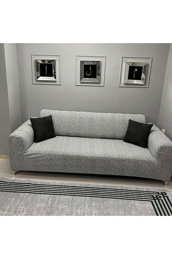 BTF HOME-Husa de canapea elastica jacquard cu 3 locuri - Husa de canapea si husa de canapea extensibila 1