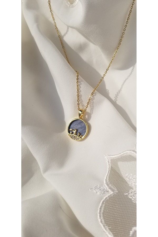 engul Ticaret The Little Prince Le Petit Prince Steel Gold and Silver Color Necklaces are Paid for PCS Trendyol