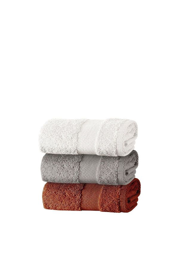 Yataş-Essentials 3-Piece Guest Towel Set - 30X50 cm 1