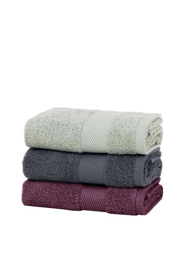 Yataş-Essentials 3-Piece Guest Towel Set - 30X50 cm 1