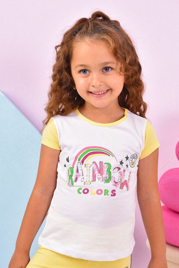 ZUZUNGA-Tricou Curcubeu pentru fete - Zrkc01t 1