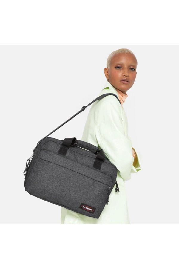 Eastpak Bartech Black Denim Shoulder Notebook Bag Black Ek34d77h Trendyol