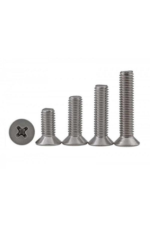 EmAyCenter-M3x15 Din 965 Yhb Screw White 10 Pieces Arduino, Project Screw 1