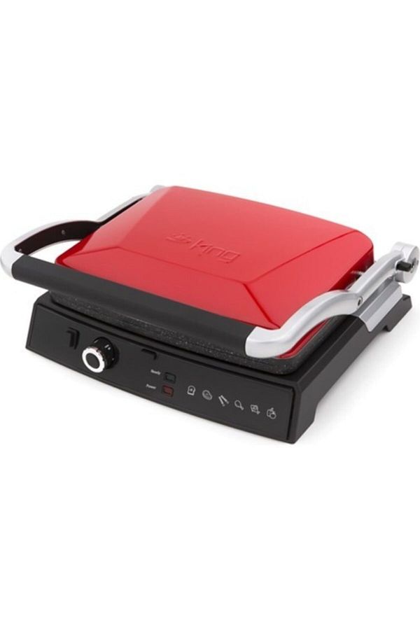 King-محمصة الخبز KING K 462 GrillMaster - أحمر 1