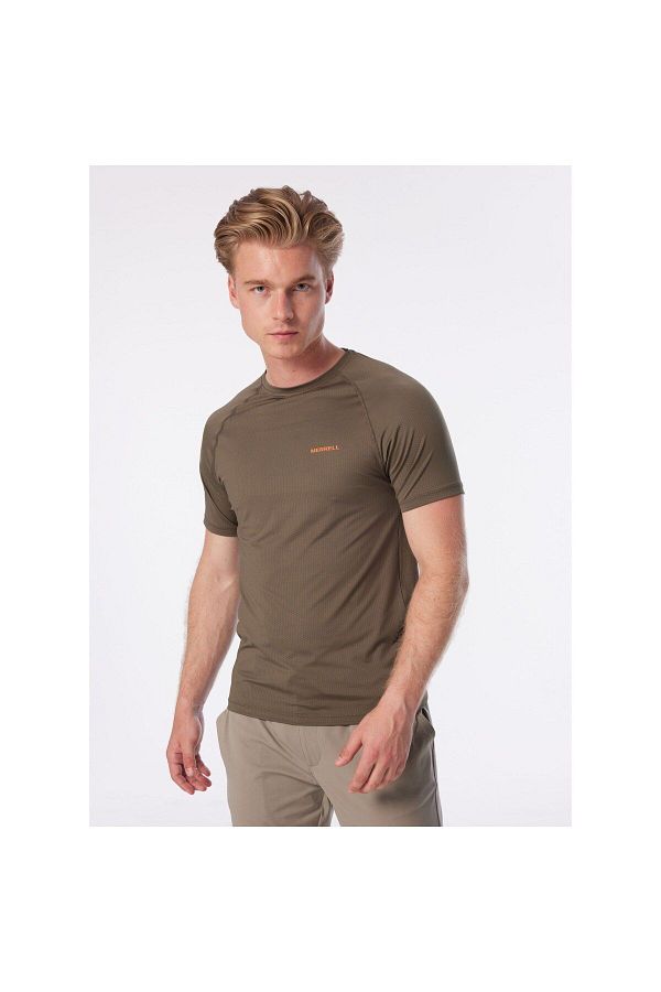 Merrell Dusty Olive Men s Running T Shirt M3Tend