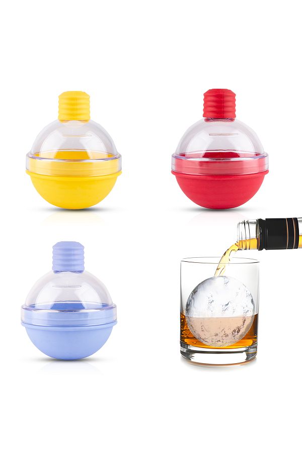 MİLANO HOME-Set of 3 Large/Round/Cube Ice Mold - Silicone Globe Ice Mold 1