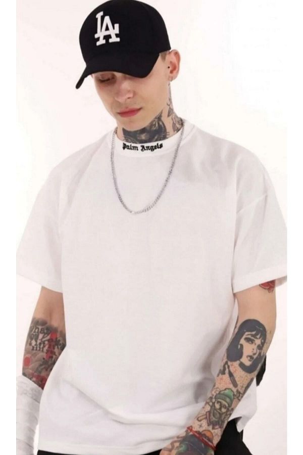 Palm Angels-Off-White Printed.t.shirt 1