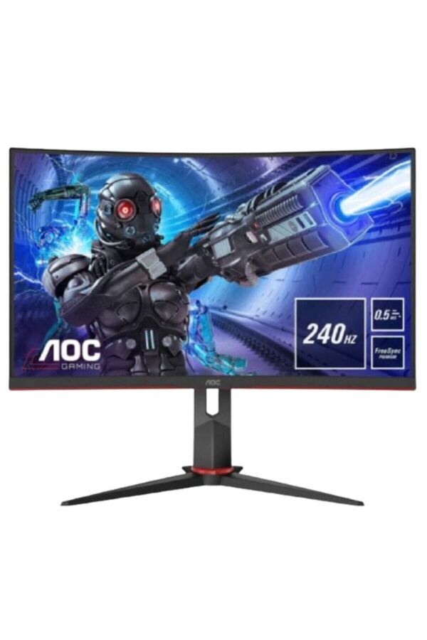 Aoc-C27G2Ze 27" 0.5Ms 240Hz Freesync Premium Va Wled Full Hd Curved Gaming Monitor 1