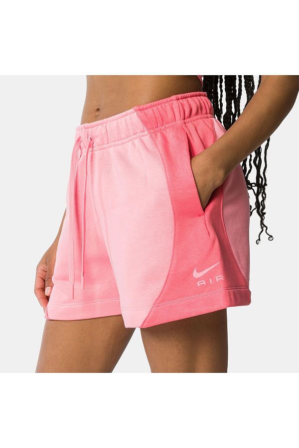 Nike Air Fleece Mid Rise Pink Women s Sports Shorts Trendyol