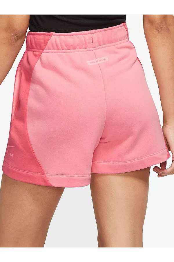 Nike Air Fleece Mid Rise Pink Women s Sports Shorts Trendyol