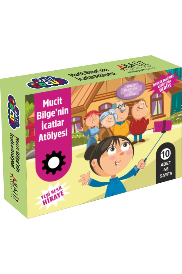 Analiz Yayınları MUCİT BİLGE'NİN İCATLAR ATÖLYESİ 10'LU HİKAYE SERİ + DEĞERLENDİRME TESTİ