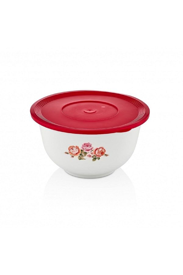 Özmet-Patterned Round Storage Container 4.5lt 1