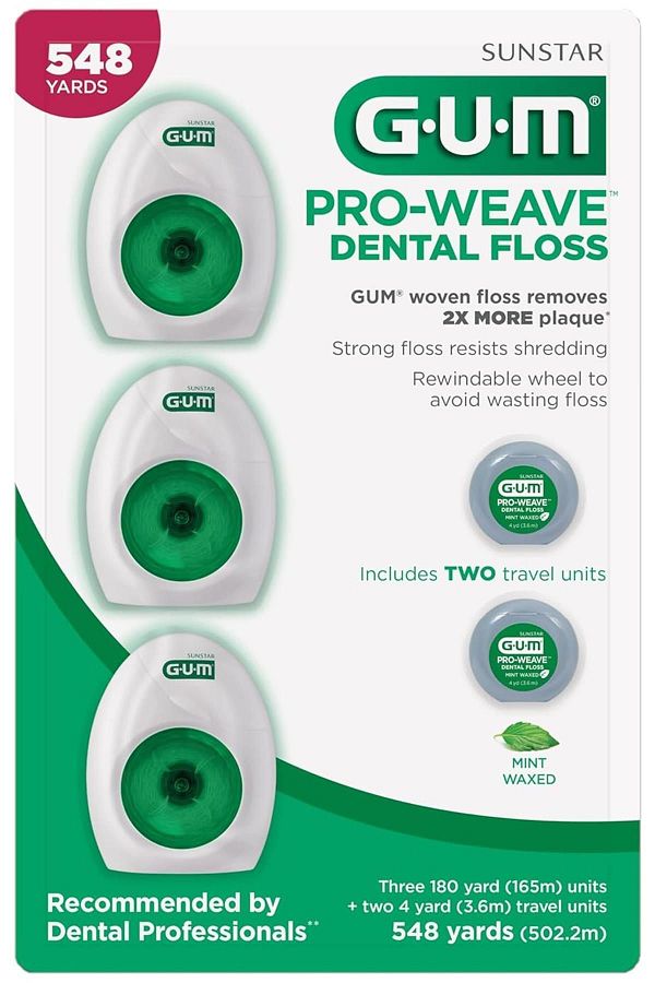 GUM-Pro-Weave Floss Set 5 Pieces 1