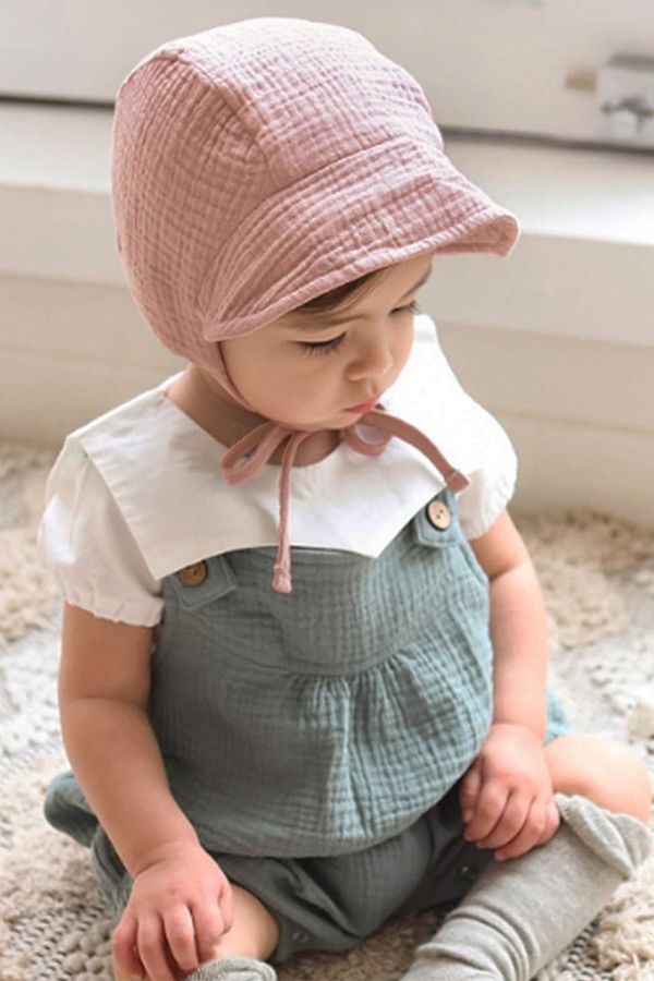 TEGA 0 2 Years Old Baby Muslin Summer Hat Trendyol