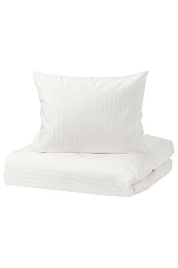 IKEA-Set pilota dubla, Meridyendukkan cu dungi albe 240x220/50x60 Cm-bumbac-fara cearceaf 1