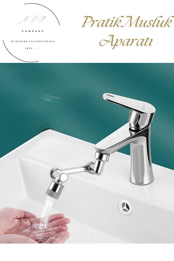 FORSEİ LUCA-1080 Degree Rotating Robotic Tap Head - Movable and Extension Apparatus Included 1