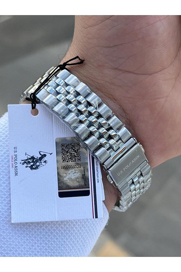 U.S. Polo Assn. U.S. POLO ASSN Men s Wristwatch 5 Atm Water Resistant with Steel Cordon and Inner Functions Active USPA.1054.B01 Trendyol