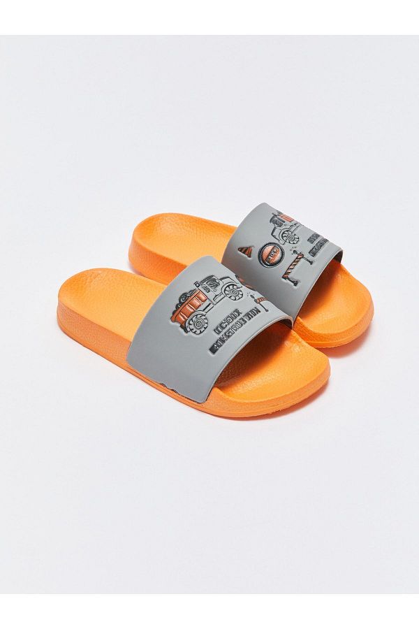 LC Waikiki-Boy's Slippers - LCW STEPS, Single Striped and Printed 1
