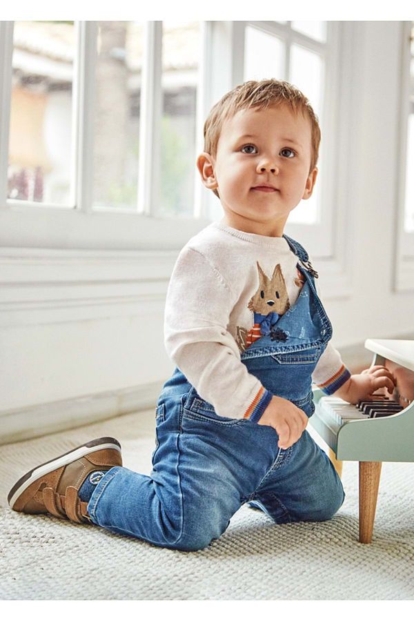 Denim jumpsuit baby outlet