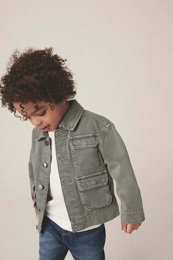 Next Baby gray boy s jeans jacket denim jacket Trendyol