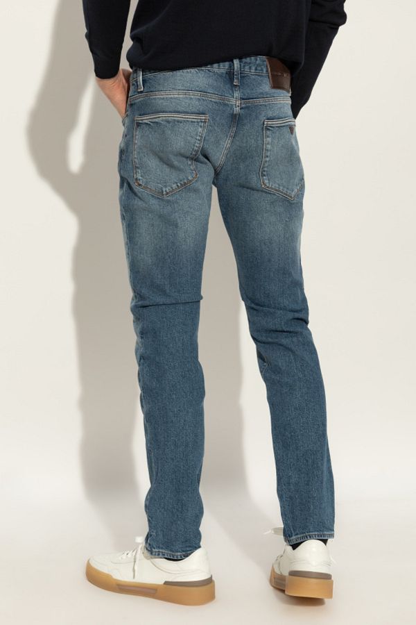 Emporio Armani Navy Blue 1 Jeans Men s Denim Pocket Daily Use Regular Fit 6D1J06 1D97Z 0942 Trendyol