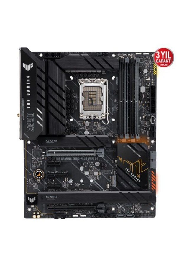 ASUS-Tuf Gaming Z690-plus WiFi D4 Intel Z690 Socket 1700 DDR4 5333(oc)mhz ATX Gaming Motherboard 1