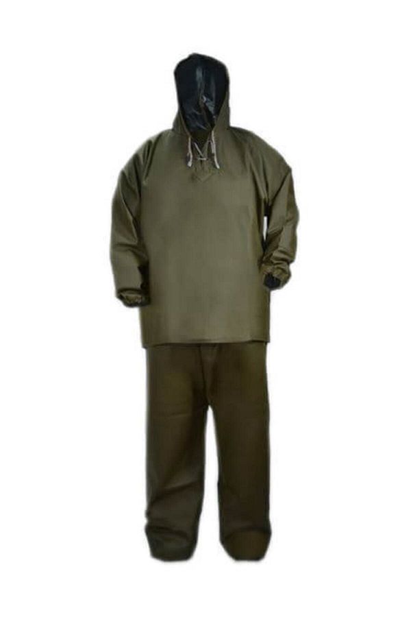 ARISAN Fishing Suit Raincoat Green Fisherman Hunter Farmer Watering Waterproof Stain Resistant PVC Trendyol
