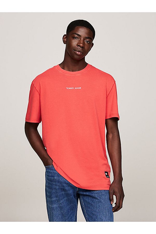 Burgundy tommy hilfiger t shirt store