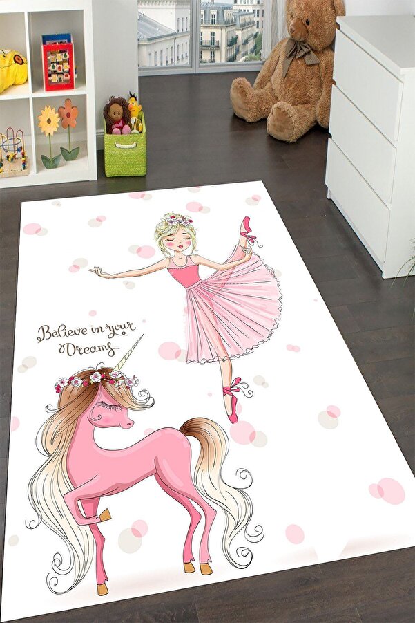 YTR HOME Makinede Yıkanabilir Kaymaz Taban Leke Tutmaz Eğitici Bebek Ve Çocuk Odası Halısı Oyun Matı