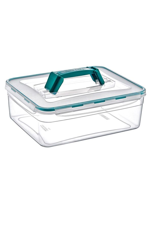 Emofom-Fresh Box with Handle 5500 ml Airtight Liquid Leak Proof Storage Container Picnic Box 1