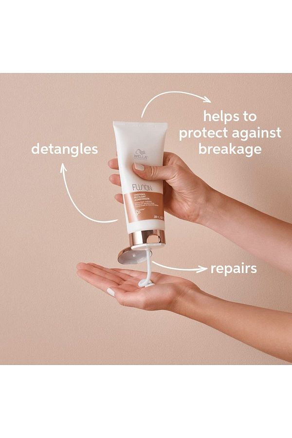 Wella-Wella Fusion 200ml Conditioner - Attached to Mechanical Damage, Instant Protective 1