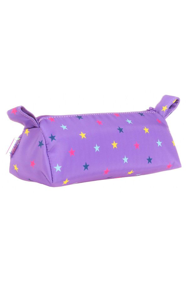 KAUKKO-Geantă pentru creion mov cu buline pentru fete 1