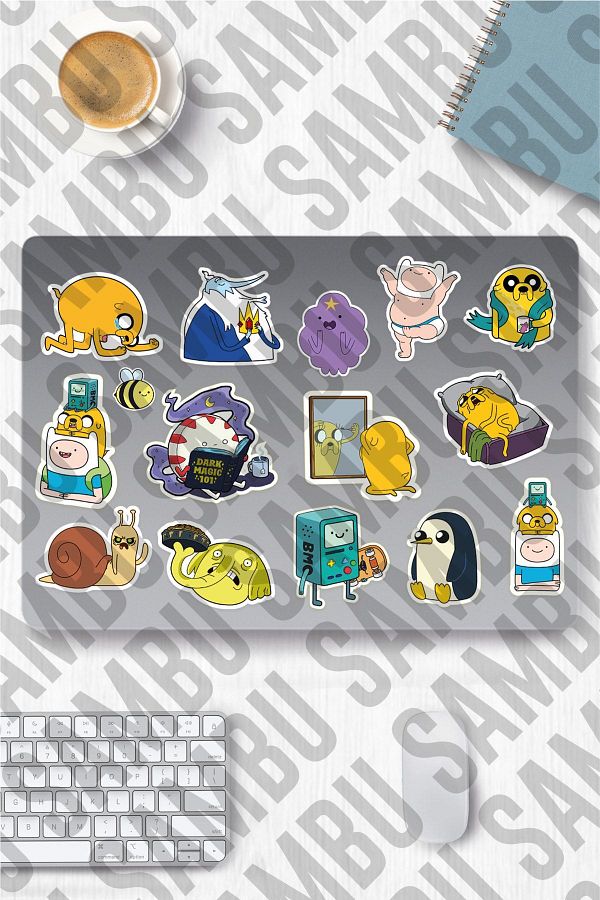 Sambu Design-Set de autocolante tematice Adventure Time - Laptop Notebook Telefon 1