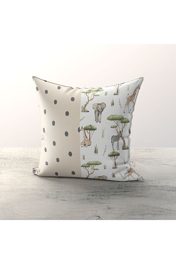 Talia Home Safari Animals Patterned 3-Piece Children's and Baby's