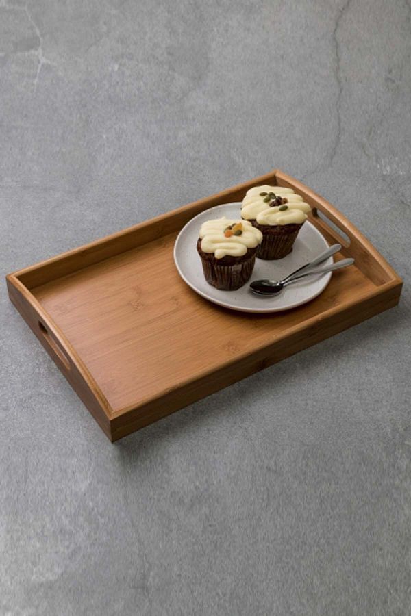 SepetçiBaba-Bamboo Tray Rectangular with Handle 1
