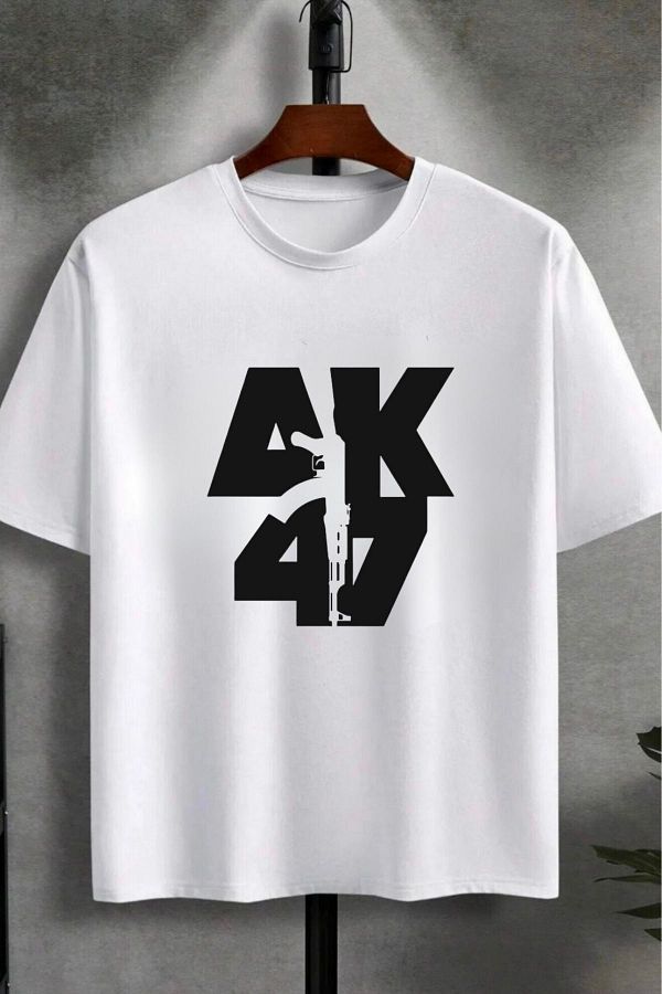 aynewmoda-Ak 4k Printed T-Shirt Set - Top and Bottom Set 1