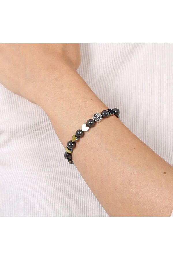 Mystic Energy-Certified Special Design Natural Stone Women's Hematite Bracelet | Gift Naturalta |   Gift Natural Stone 1