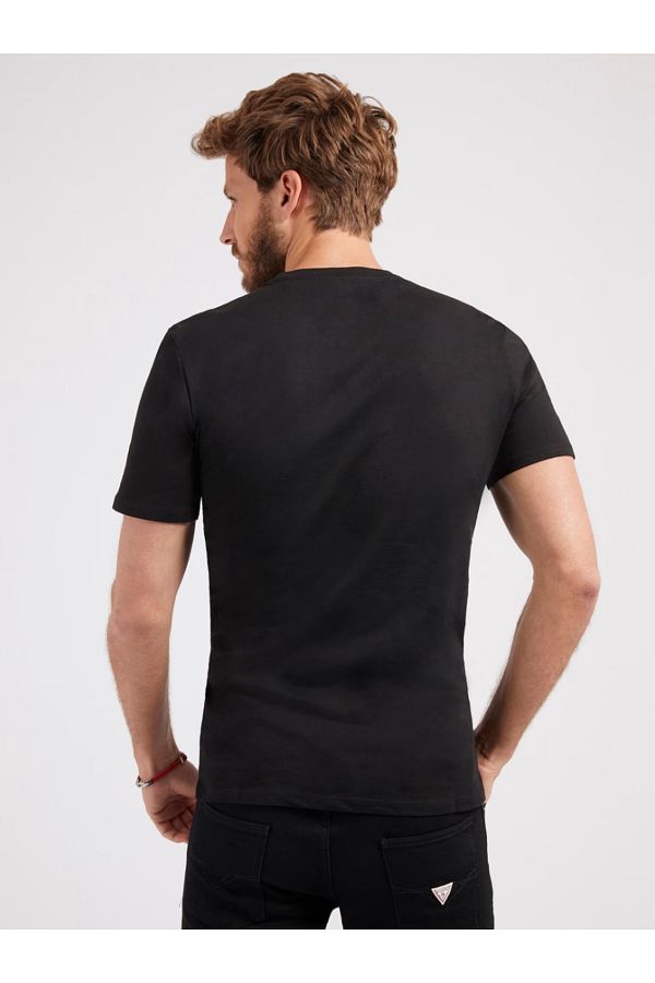 Guess triangle logo tee shop
