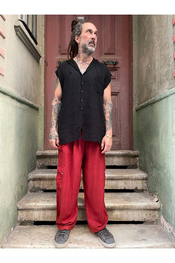 Bohoyasam Nepal Boho Jogger Pants Side Pocket Cotton Trendyol
