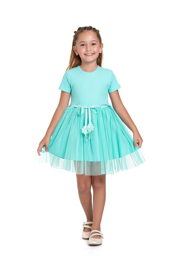 ADİFA KIDS-Girl's Dress with Tulle 1
