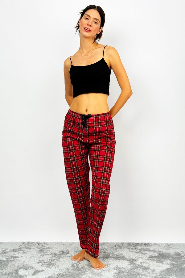 Plaid sweatpants womens discount