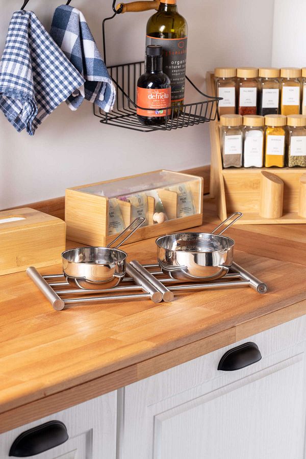 FH finehome-Steel Trivet with Adjustable Arm 1