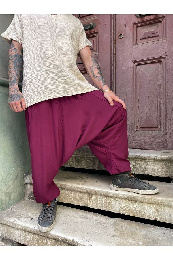 Bohoyasam Bohemian Baggy Sweatpants Sweat Pants Baggy Trousers Loose Trousers Summer Baggy Trousers Trendyol