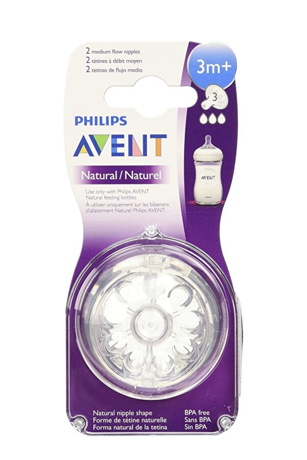 Philips Avent Phılıps Avent Natural Biberon Ucu 3m+ 2li