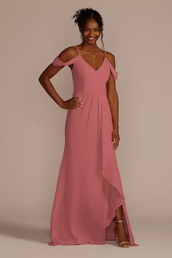Salmon color dress outlet